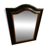 Black wooden mirror