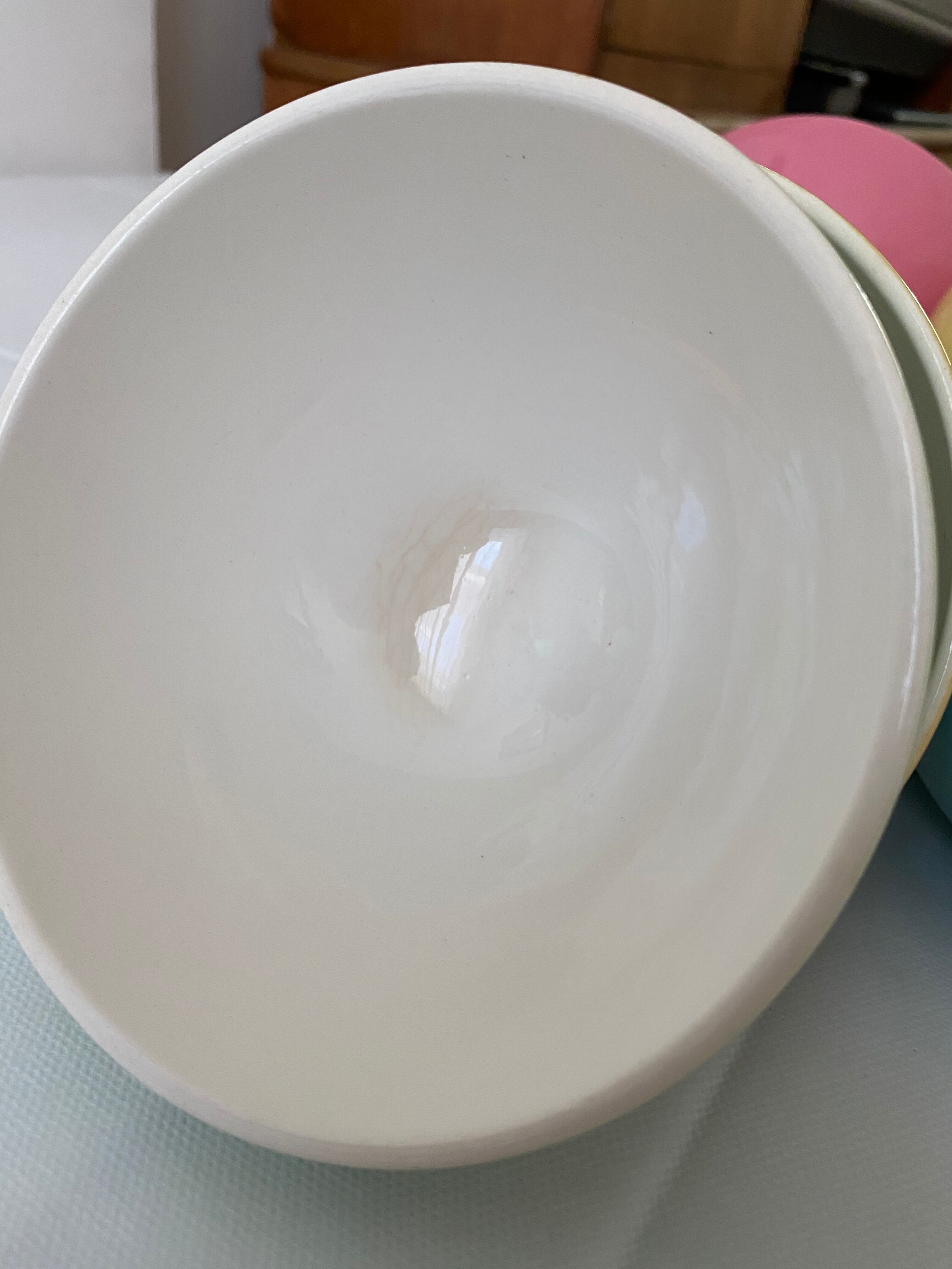 Set of 6 old Boch Brothers bowls