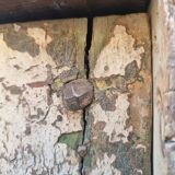 Established ancient French console table / kitchen island / shop counter, early 1900s.