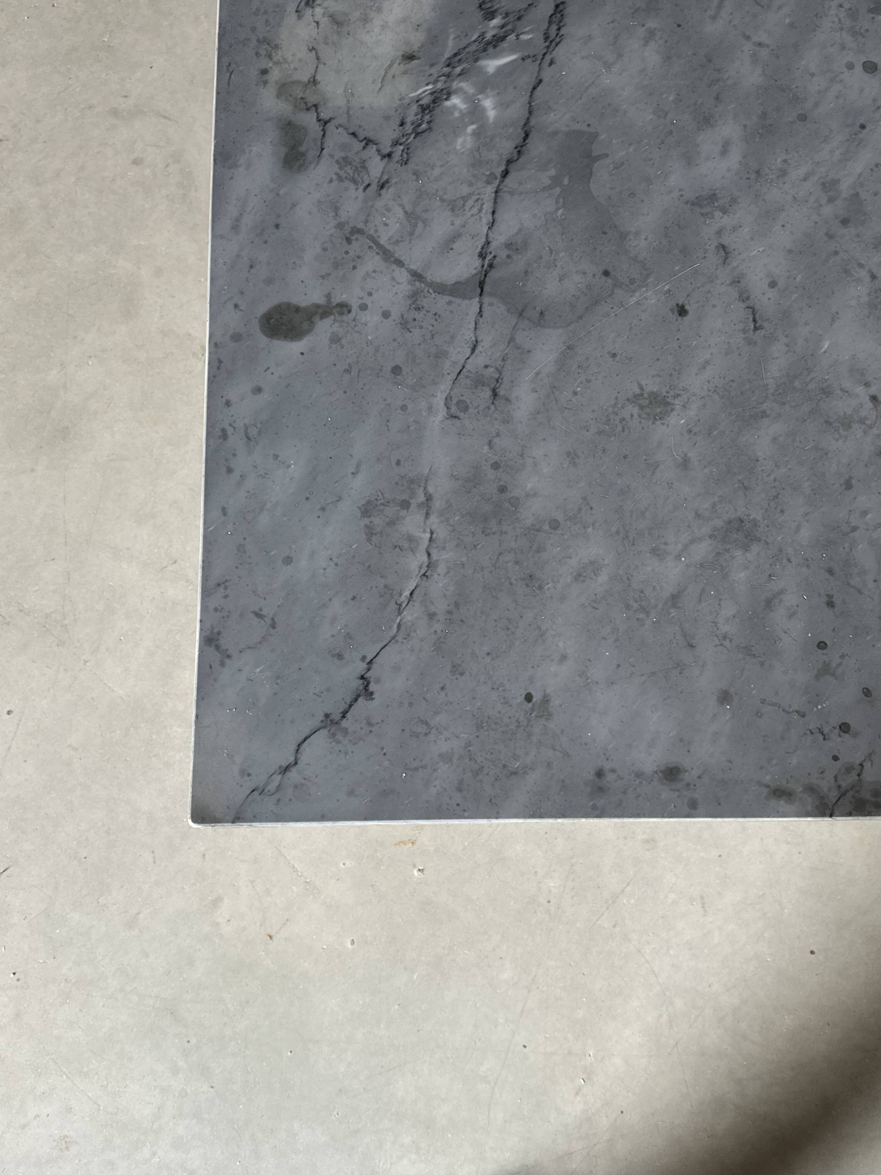Grey marble coffee table