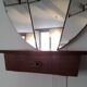 Mirror with shelf and drawer triptych  56x56cm