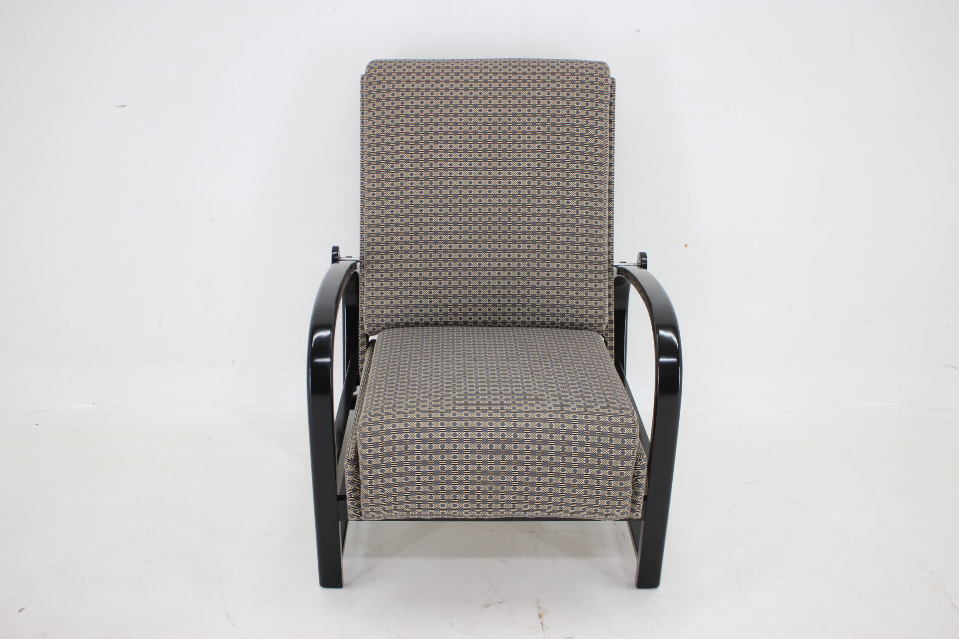 1940s Kropacek Kozelka Adjustable Armchair, Czechoslovakia