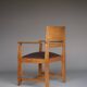 Oak Armchair by Henk Wouda for H. Pander & Zn., 1930s
