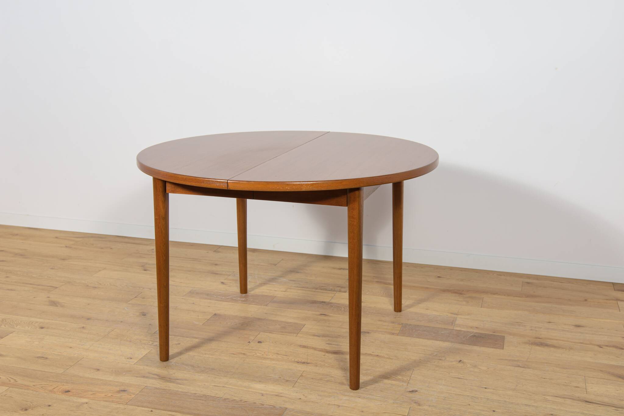 Mid-Century Round Teak Dining Table by Nils Jonsson for Hugo Troeds, Sweden