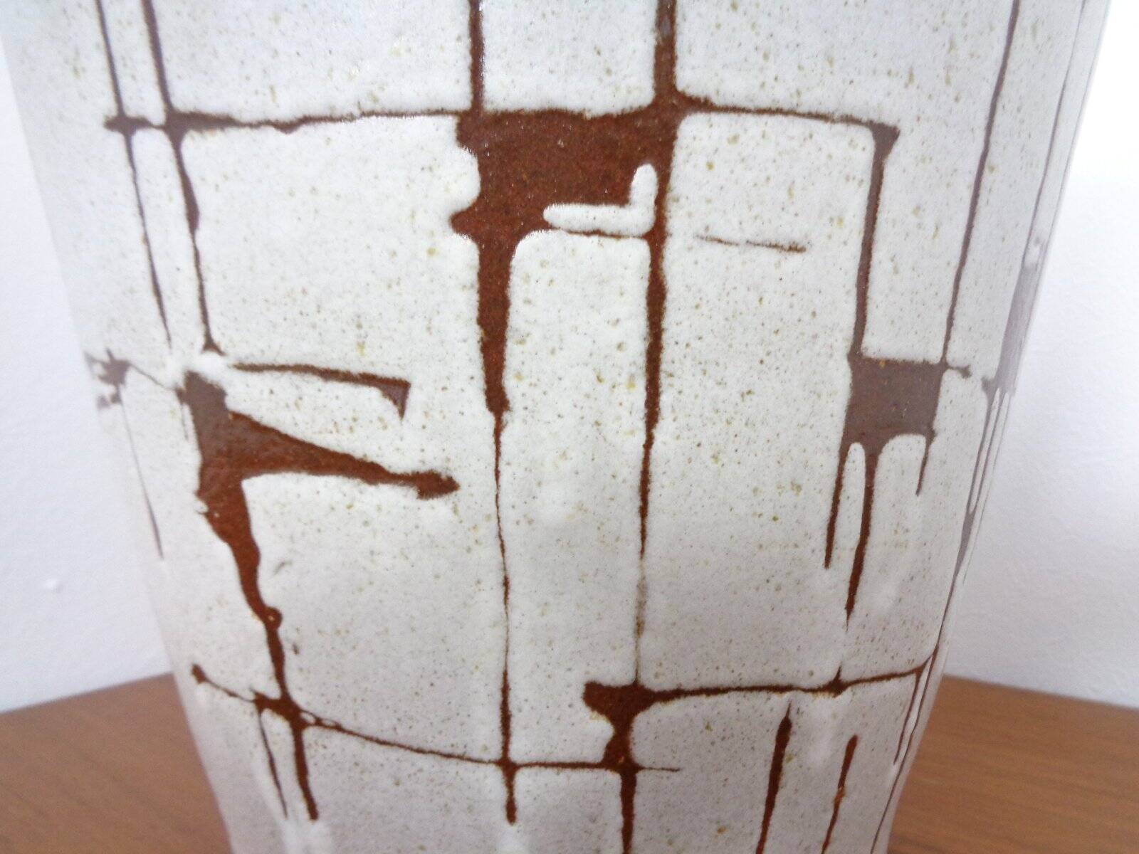 Large lava ceramic cachepot, 1970s