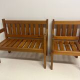 Children's bench and chair