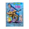 Affiche cinéma "Un Direct au Cœur" Elvis Presley 120x160cm 1962