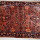 Handmade antique Persian Sarouk rug 3.4' x 5.3' (103cm x 161cm) 1920s - 1B697