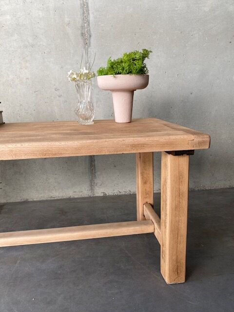 Stripped farm coffee table