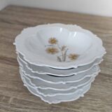 Set of porcelain bowls Jamet Seignolles