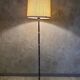 Brass and metal floor lamp
