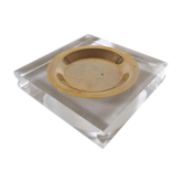 Coupe vide poche cendrier en plexiglas lucite design années 70