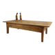 Antique 19th century French farmhouse oak coffee table