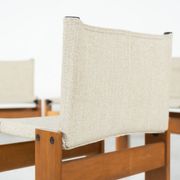 Set of 12 Monk dining chairs by Afra & Tobia Scarpa for Molteni, 1970s.