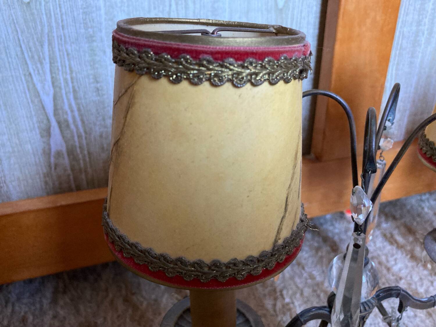 Pair of Italian bedside lamps from the 1950s