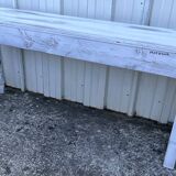 Console table in patinated fruitwood, 19th century