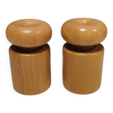 Rare Salt and pepper set designed by R. Nissen Denmark 1960-70s