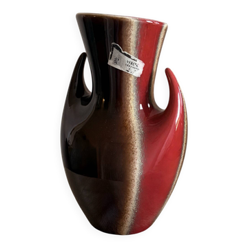 Vase en céramique Verceram France modèle 6325 vintage des années 1960