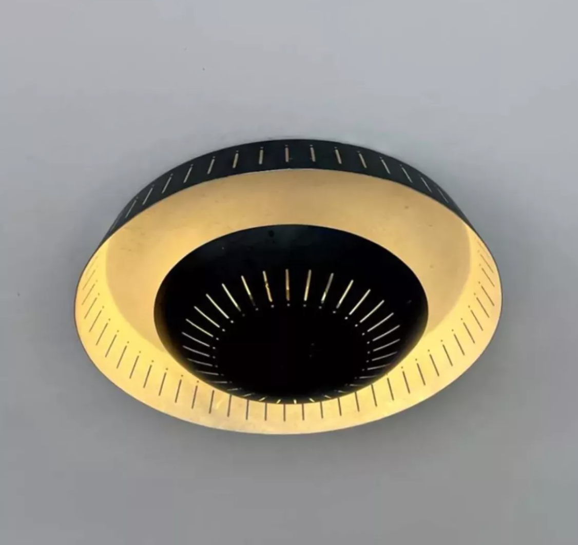 Wall lamp in metal Metalarte Spain 1960