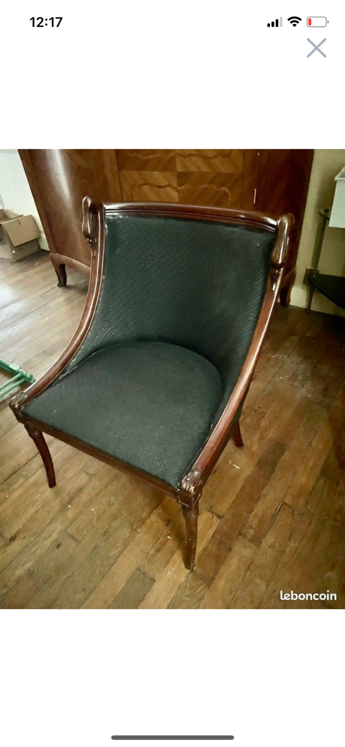 Fauteuil col cygne