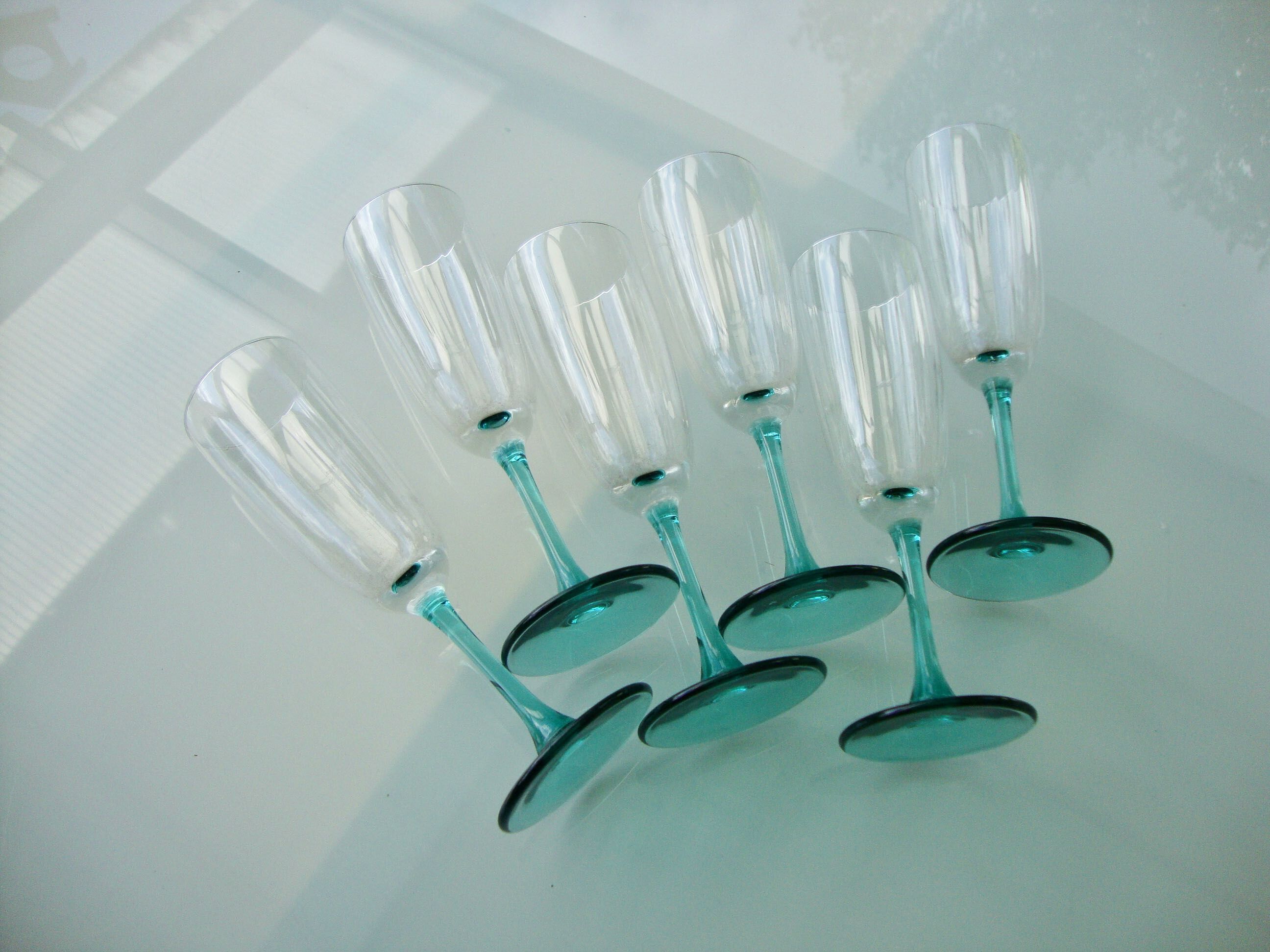 Set de 6 verres flûtes à champagne