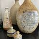 Duo of stoneware boxes