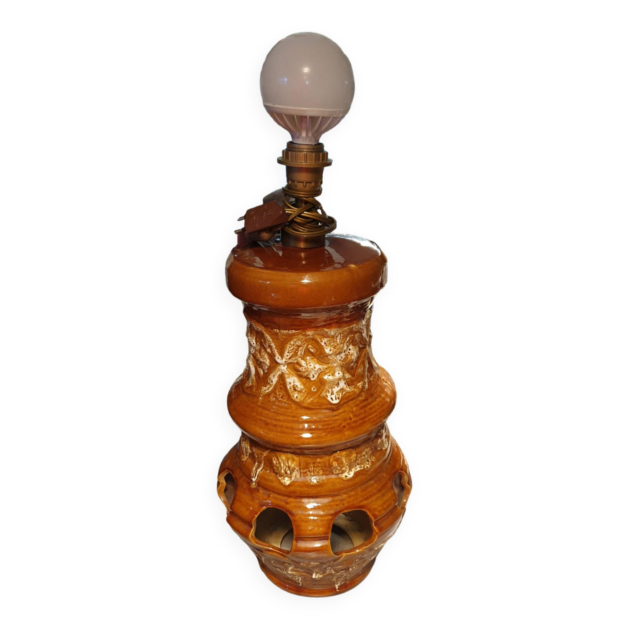 Seventies ceramic lamp