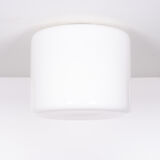 Large Prof Wilhelm Wagenfeld Opaline Pendant Lamp 1930s