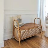 Rattan bench / chest