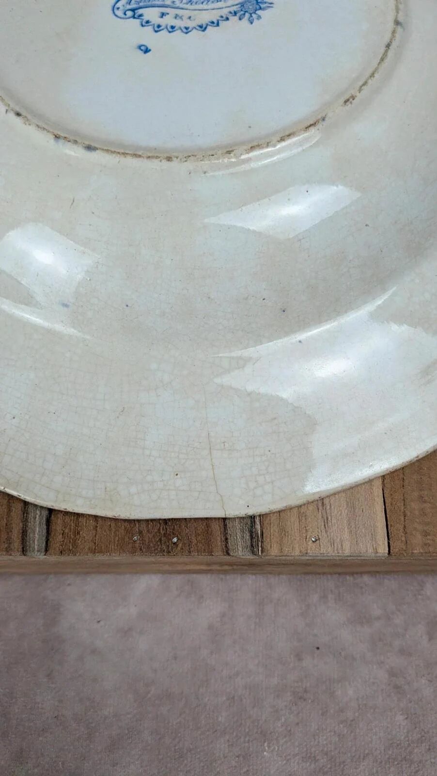 Old English plate – "Asiatic Pheasants" pattern
