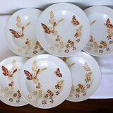 6 soup plates from Sarreguemines