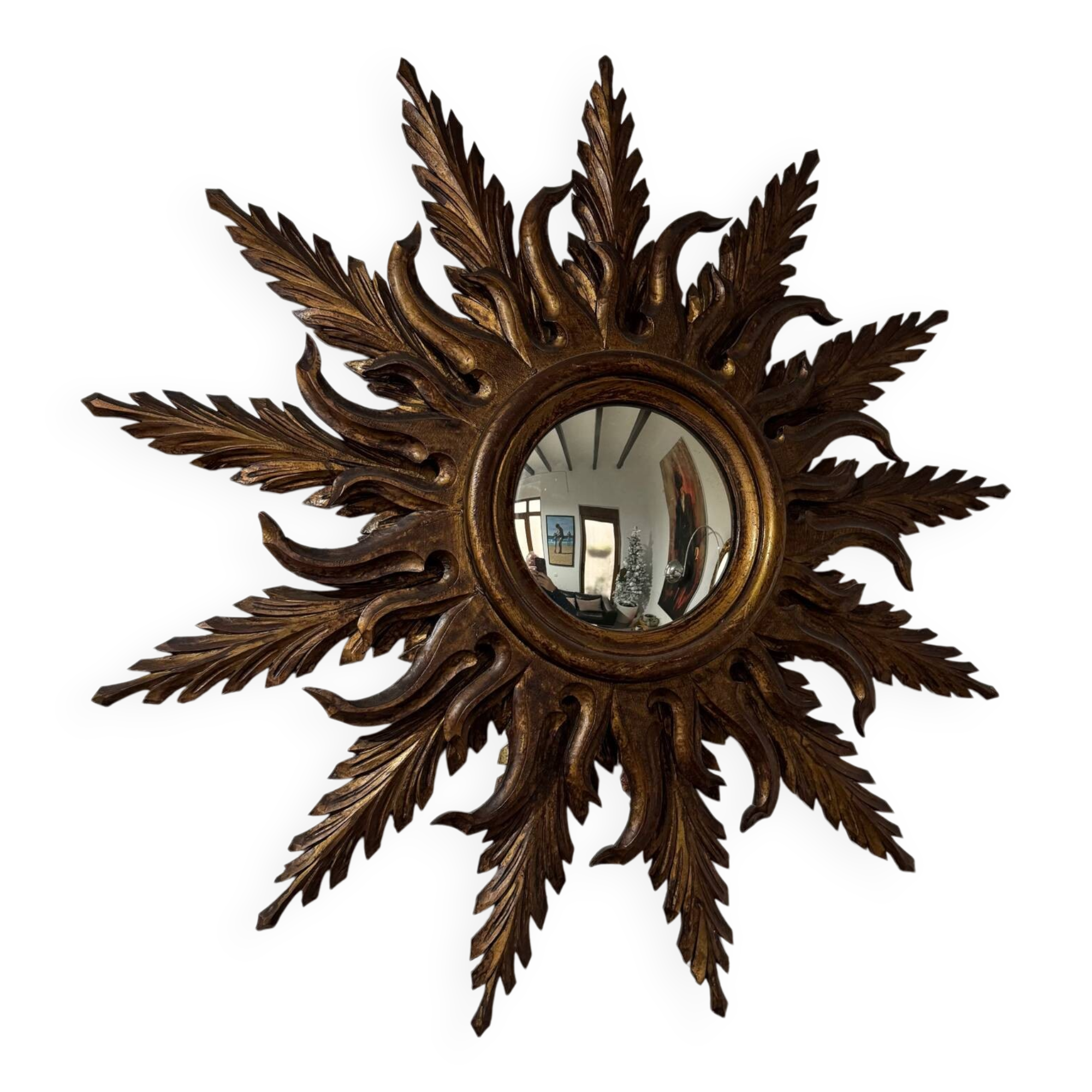 Grand Miroir Double Soleil dit de Sorcière 20’s