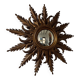Grand Miroir Double Soleil dit de Sorcière 20’s