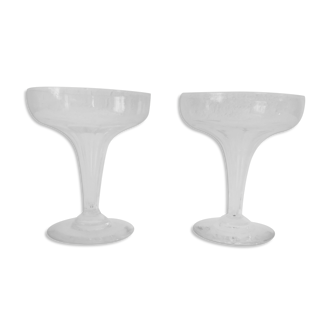 2 cups of champagne crystal old, champagne cup