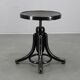 Tabouret de piano Thonet en bois courbé noir, Tchécoslovaquie, années 1930