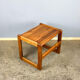 Table d'appoint, teck massif, années 1960
