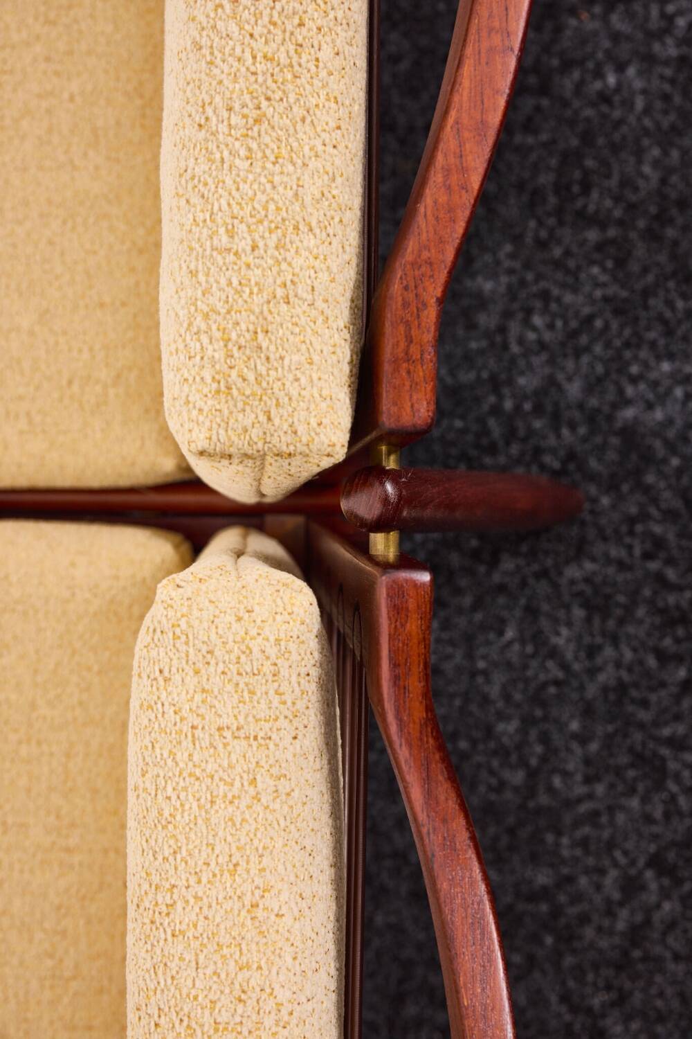 Arne Vodder, Canapé trois places vintage en teck, Glostrup années 1960, Danemark