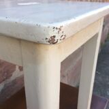 Rustic shabby chic stool 1950