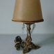 Bronze lamp and glass tassel