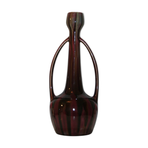Vase Art Déco en barbotine de