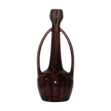 Vase Art Déco en barbotine de De Bruyn
