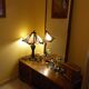 Art deco boat dressing table with large mirror 1940s