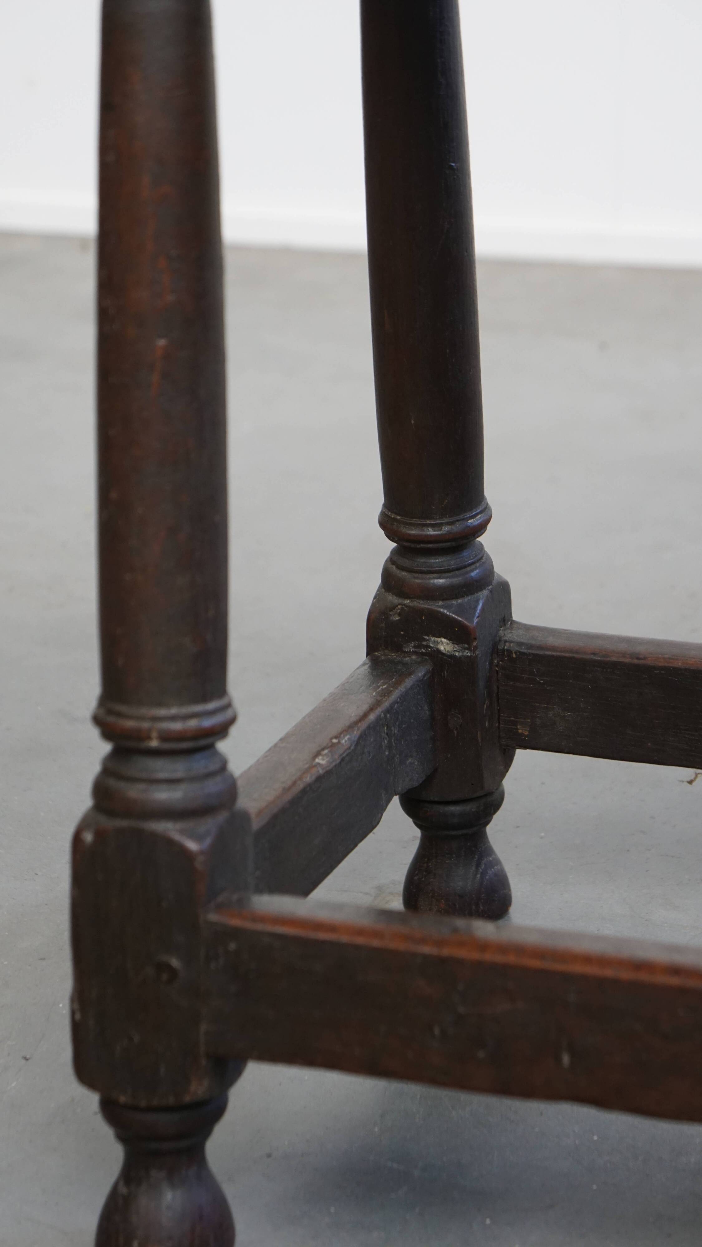 Large Antique English Side Table / Stool