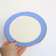 Set of 4 blue dessert plates Orleans Villeroy and Boch, vintage