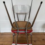 Set of 3 60s Formica chairs