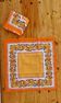 Set of 5 seventies table napkins