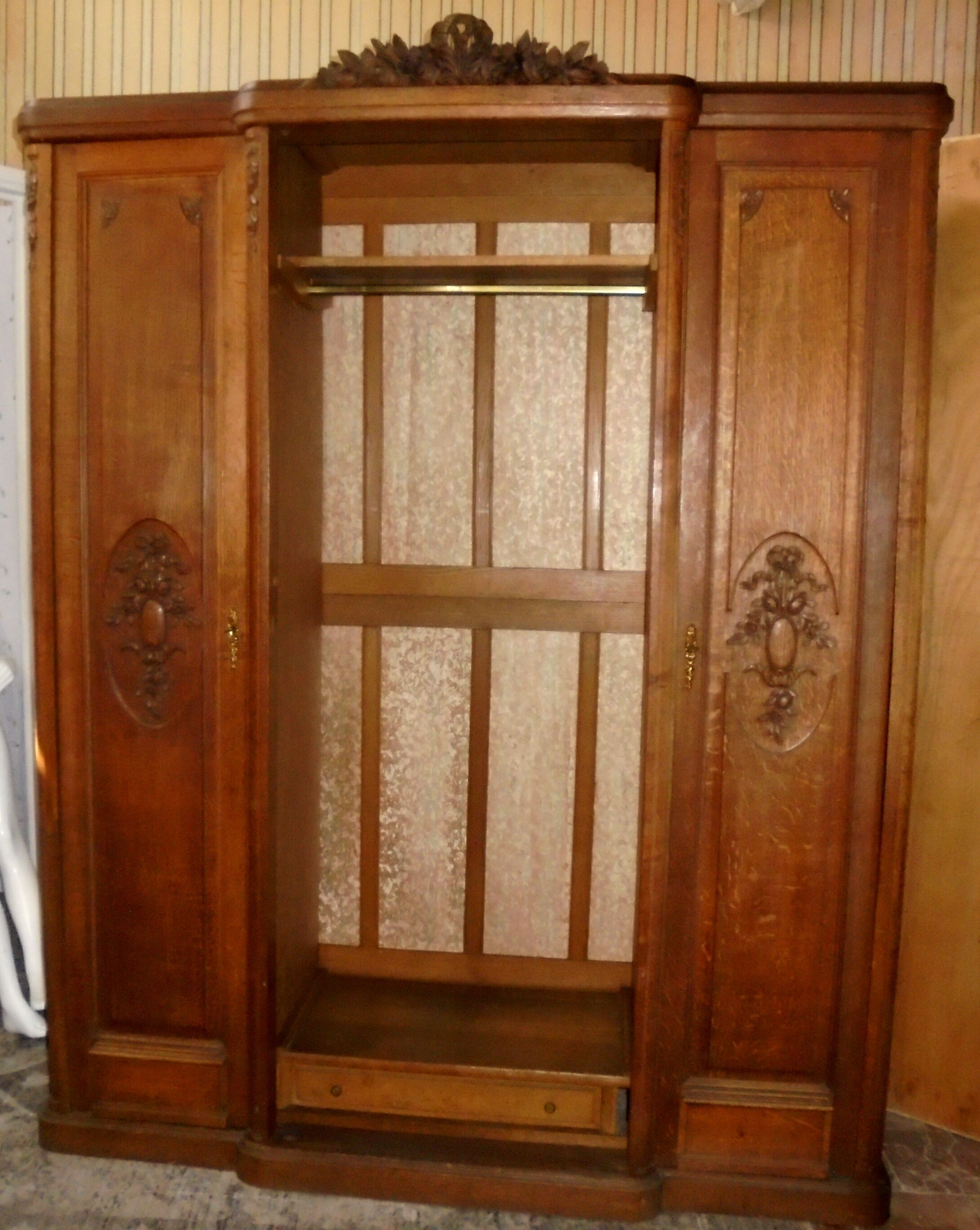 Open wardrobe