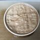 Large earthenware dish, slipware finish, Sarreguemines, France.