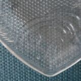 Plat en verre forme poisson