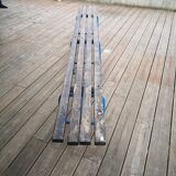 Vintage school locker room bench